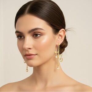 Elegant Gold Drop Earrings